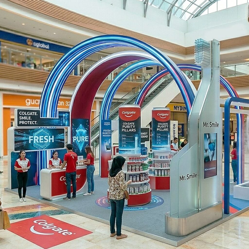 colgate activation in puchong mall
