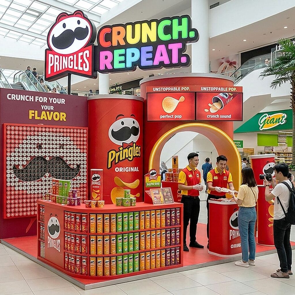 pringles brand event marketing in mall