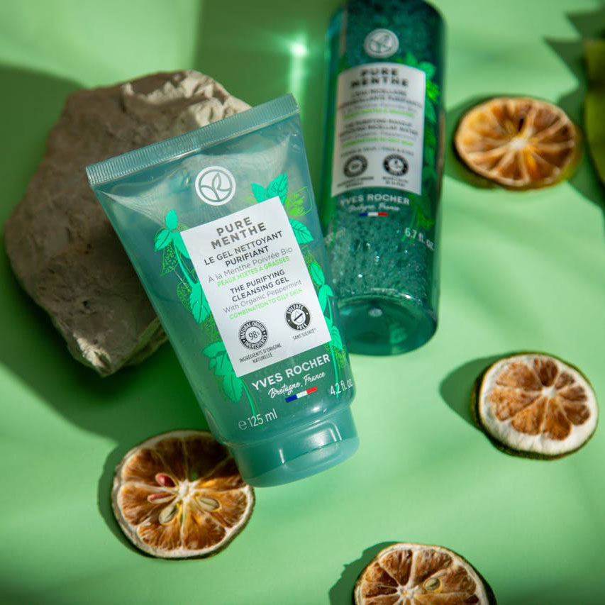 yves rocher purifying cleansing gel brand campaign